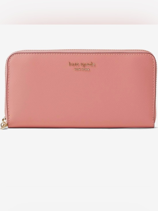 kate spade Handbags - KATE SPADE Spencer Zip-Around Wallet in Bubblegum Pink